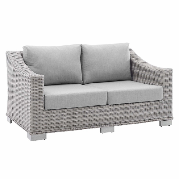 Conway Sunbrella� Outdoor Patio Wicker Rattan Loveseat