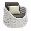 Coral Reef Accent Chair in Gray