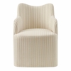 Cordelle Linen Blend Swivel Dining Chair