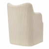 Cordelle Linen Blend Swivel Dining Chair