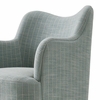 Cordelle Linen Blend Swivel Dining Chair