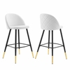Cordial Performance Velvet Bar Stools - Set of 2