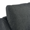Corland Upholstered Fabric Armchair in Charcoal