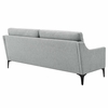 Corland Upholstered Fabric Sofa in Light Gray