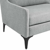 Corland Upholstered Fabric Sofa in Light Gray