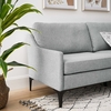 Corland Upholstered Fabric Sofa in Light Gray