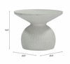 Corza Coffee Table in White