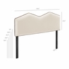 Cosette Performance Velvet Full Size Headboard