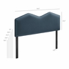 Cosette Performance Velvet Full Size Headboard