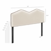 Cosette Performance Velvet King Size Headboard
