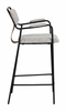 Couva Counter Stool Set of 2 in Gray Tweed