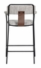 Couva Counter Stool Set of 2 in Gray Tweed