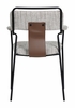 Couva Dining Chair Set of 2 in Gray Tweed
