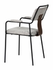 Couva Dining Chair Set of 2 in Gray Tweed