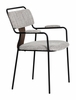 Couva Dining Chair Set of 2 in Gray Tweed
