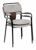 Couva Dining Chair Set of 2 in Gray Tweed