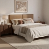 Cove Floating Queen Headboard in Brown