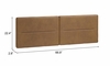 Cove Floating Queen Headboard in Brown