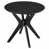 Crossroads 24" Round Wood Side Table