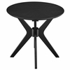 Crossroads 24" Round Wood Side Table