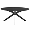 Crossroads 63" Oval Wood Dining Table