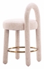 Curco Counter Stool Set of 2 in Beige