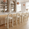 Curco Counter Stool Set of 2 in Beige