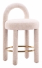 Curco Counter Stool Set of 2 in Beige