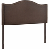 Curl Nailhead Upholstered Queen Headboard
