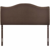 Curl Nailhead Upholstered Queen Headboard