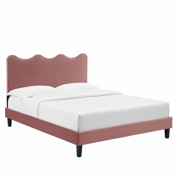 Current Performance Velvet Twin Platform Bed-MOD-6729