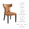 Curve Vinyl Dining Chair