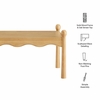 Darcy 46 Inch Wood Coffee Table
