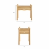 Darcy Wood Nightstand or Side Table