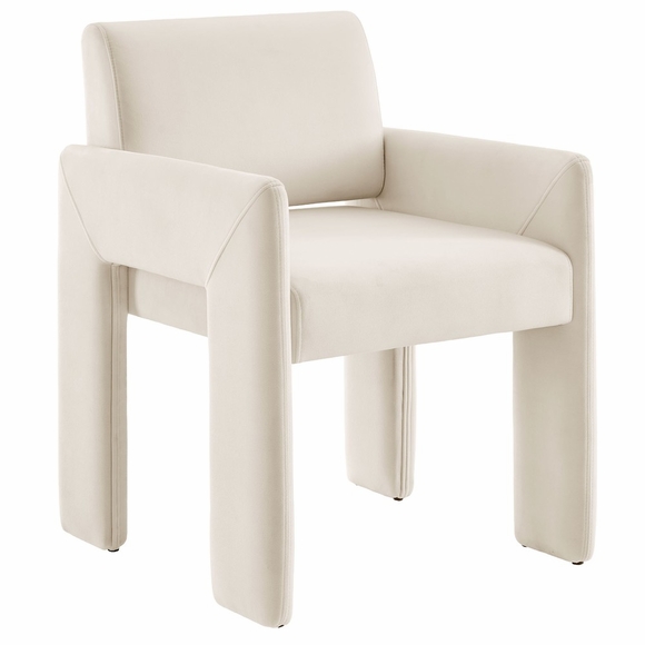 Daven Stain-Resistant Performance Velvet Dining Armchair