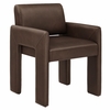 Daven Vegan Leather Dining Armchair