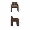 Daven Vegan Leather Dining Armchair