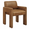 Daven Vegan Leather Dining Armchair