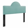 Dawn Twin Performance Velvet Headboard in Mint