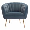 Deco Accent Chair in Gray