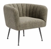 Deco Accent Chair in Gray