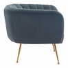 Deco Accent Chair in Gray