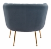 Deco Accent Chair in Gray