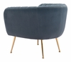 Deco Accent Chair in Gray
