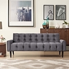 Delve Velvet Sofa in Gray