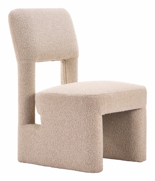 Dewey Dining Chair Set of 2 in Beige
