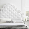 Diana Tufted Performance Velvet Twin Headboard in White