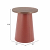 Dikis Side Table in Brown