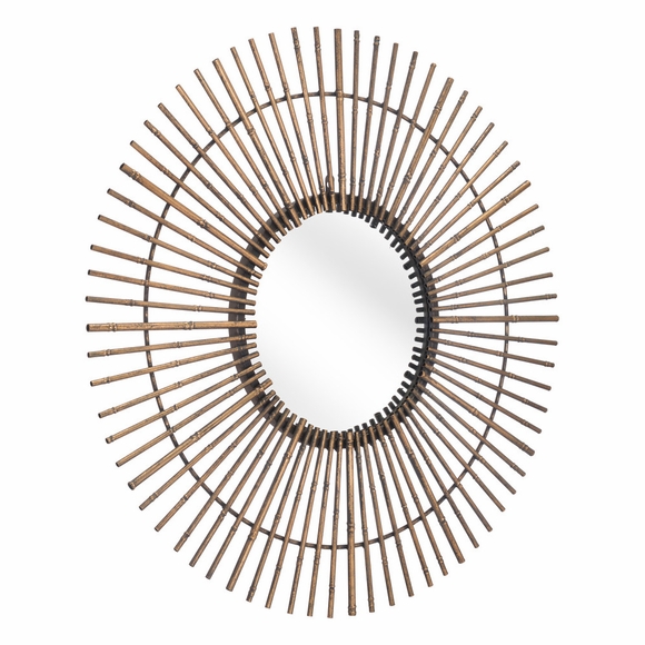 Dimond Mirror in Gold