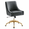 Discern Performance Velvet Office Chair-MID-5080